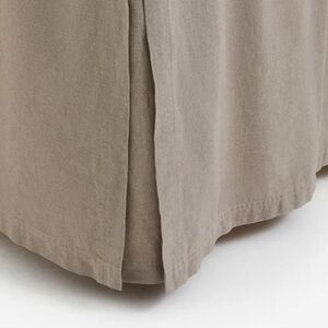 H&M Home | Washed Linen Queen Bedskirt (60in x 80in)